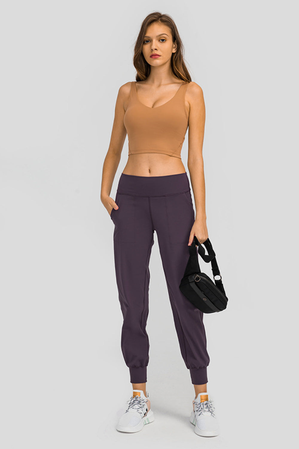 Effortless Slant Pocket Wide Waistband Pants - SleekrMe