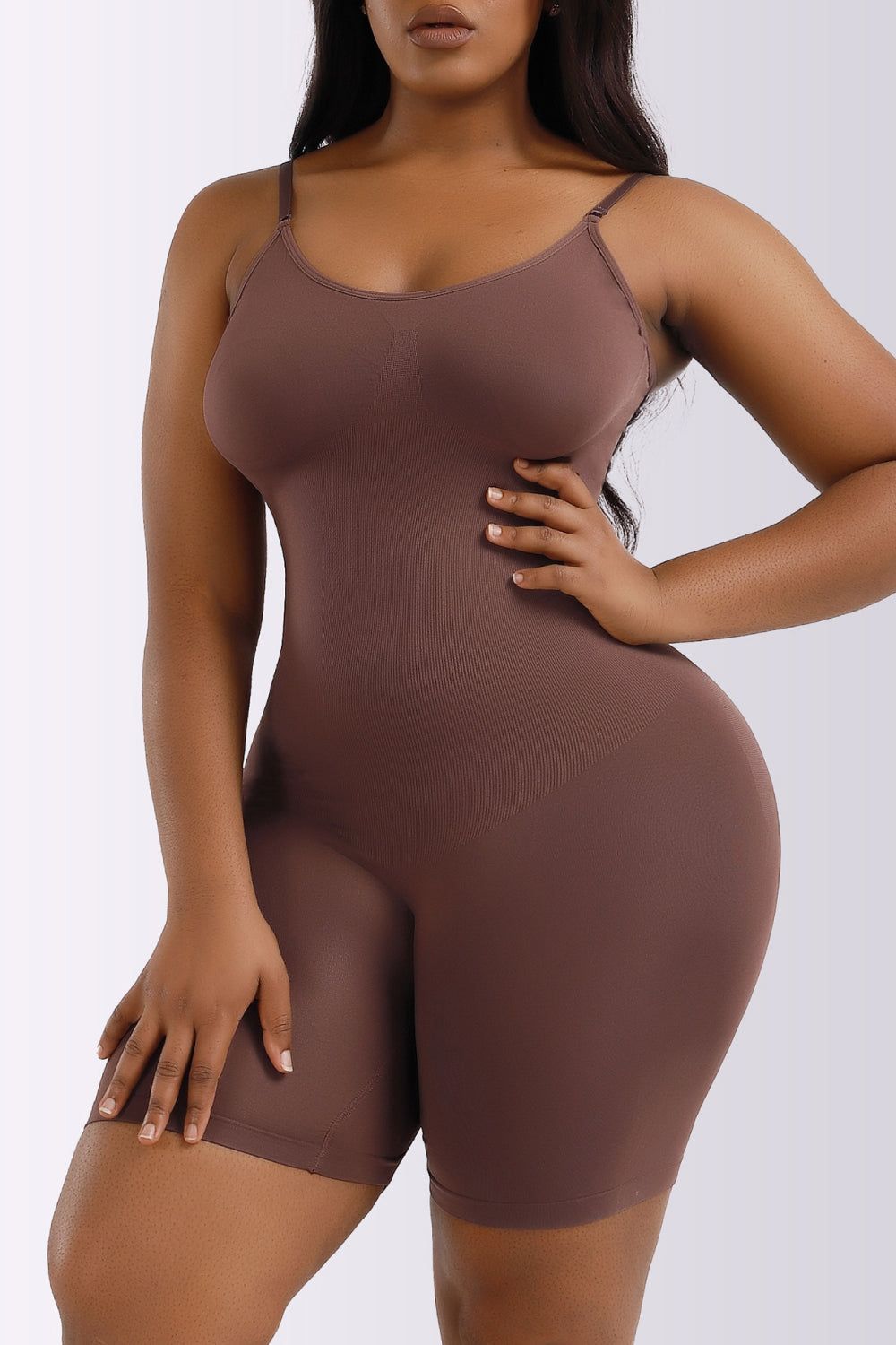 Sleek Sculpt Spaghetti Strap Shaping Romper - SleekrMe