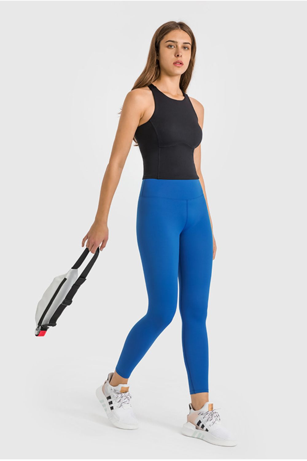 ElevateFit High Waist Ankle-Length Yoga Leggings | Sculpt &amp; Move with Ease - SleekrMe