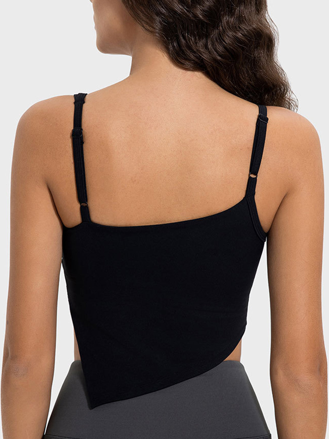 Asymmetrical Edge Active Cami - SleekrMe