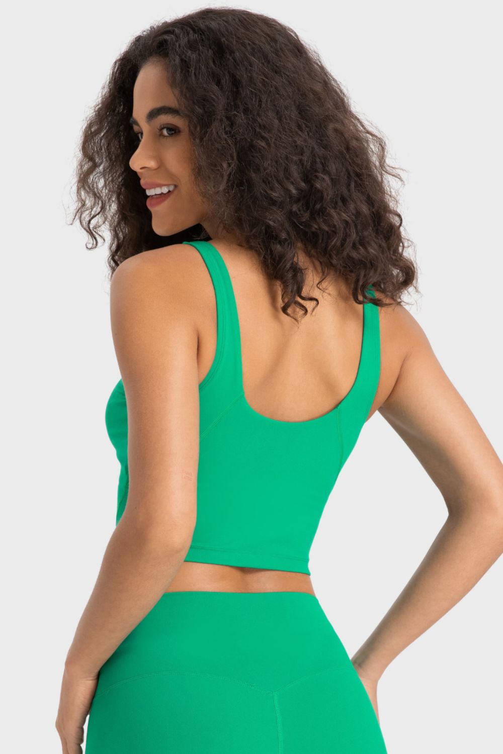 Elevate V-Neck Crop Sports Bra - SleekrMe