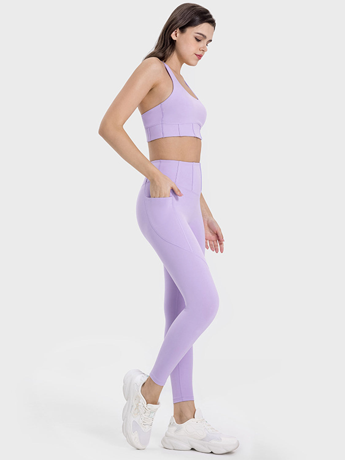 ActiveFit High Waist Pocketed Leggings | Move Freely with Style - SleekrMe