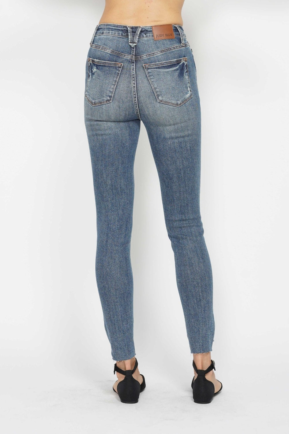 Vintage Vibe Tummy Control Skinny Jeans - SleekrMe